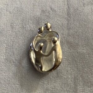 Elegant Silver Brooch